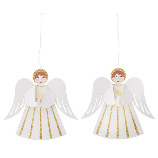 bungalow dk paper anhaenger angel papierengel weiss gold wunderschoen-gemacht