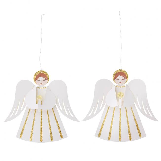 bungalow dk paper anhaenger angel papierengel weiss gold wunderschoen-gemacht
