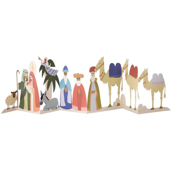 bungalow dk paper tischgirlande weihnachtskrippe holy night nativity wunderschoen-gemacht