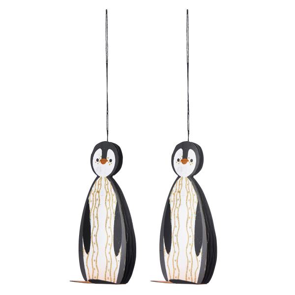 bungalow dk papier honeycomb pinguine  wunderschoen-gemacht