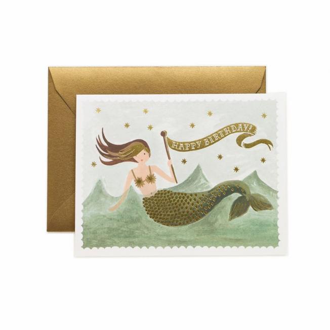 rifle paper co karten meerjungfrauen nixen wunderschoen-gemacht