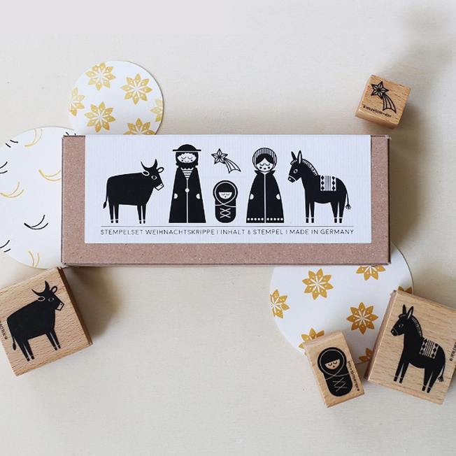 perlenfischer stempel set krippe wunderschoen-gemacht