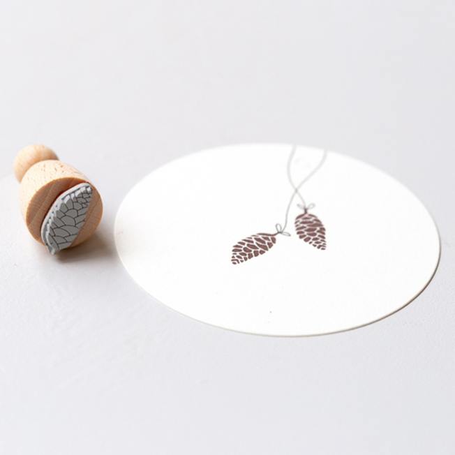 perlenfischer stempel tannezapfen klein wunderschoen-gemacht