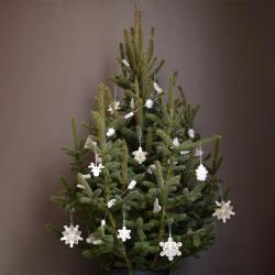 dbkd papier schneeflocken girlande garland flakes weiss wunderschoen-gemacht