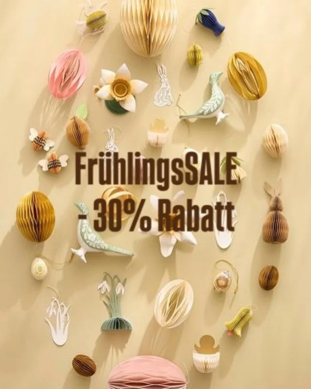 ….. nach ostern kommt traditionell der große #frühlingssale im #wunderschoengemachtshop ! 🐣  30% rabatt auf das gesamte frühlingssortiment!
einige artikel sogar bis zu 70% reduziert!

das ist doch mal ein guter start in die kurze nachosternwoche ☺️

den link zum sale findet ihr oben im profil 👆🏻